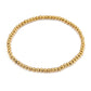 Bracciale a sfera di moda [acciaio inossidabile 304, oro 14K placcato]