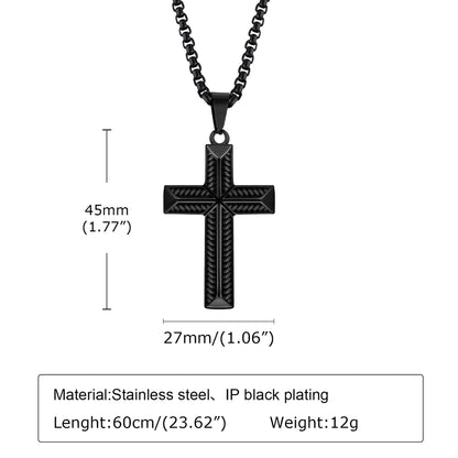 Cross hanger ketting [304 roestvrij staal]