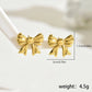 Bow Knot Earrings [201 Stainless Steel]