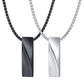 Streetwear Square Pendant Necklace [304 Stainless Steel]