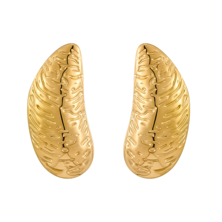 Mix Desgns Bow Knot Shell Earrings [316 Stainless Steel,18K Gold Plated]