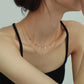 Double Layer Necklace [304 Stainless Steel,18K Gold Plated]