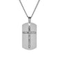 Casual Cross Necklace [304 Stainless Steel  18K Gold Plated]