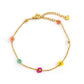 Colorful Flower Anklet [304 Stainless Steel]