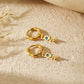 Love Drop Earrings [304 Stainless Steel, 14K Gold Plated]