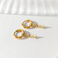 Love Drop Earrings [304 Stainless Steel, 14K Gold Plated]