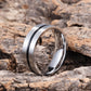 Simple Style Solid Color Stripe Ring [304 Stainless Steel]