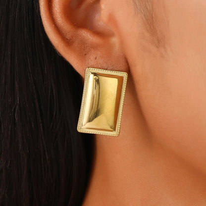 Mix Designs Earrings [304 Stainless Steel, 18K Gold Plated]