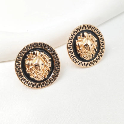 Lion Earrings [304 Stainless Steel]