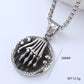 Retro Punk Pistol Heart Shape Pendant Necklace [304 Stainless Steel]