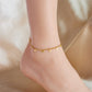 Anklet farfalla [acciaio inossidabile 304, oro 18K placcato]