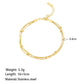 Layered Bead Chain Bracelet [304 Stainless Steel, 18K Gold Plated]