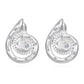 Marine Style Conch Zircon Earrings [304 Stainless Steel]