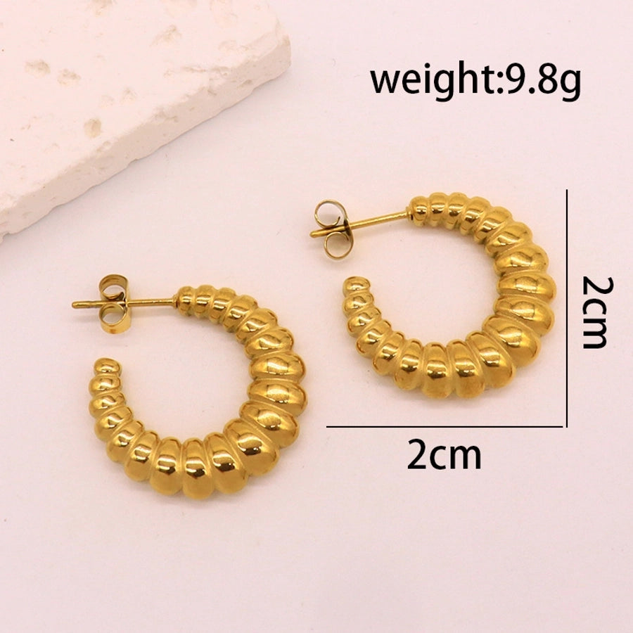 Návrh mixů Earrings [304 nerezové oceli, 18k zlaté plovy]