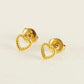 Golden Love Heart/Cloud/Airplane/Mouth Shape Statings [Acero inoxidable]