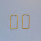 Thin Hoop Earrings [304 Stainless Steel,18K Gold Plated]