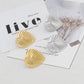 Heart Earrings [304 Stainless Steel,18K Gold Plated]