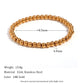 Elastic Beads Band Bracelet [304 Stainless Steel, 18K Gold Plated]