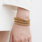 Fashion Ball Bracelet [304 Stainless Steel, 14K Gold Plated]