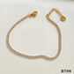 Tennis Chain Bangle Bracelets/Necklace [304 Stainless Steel,16K Gold Plated]