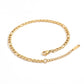 Figaro Chain Anklet [304 Stainless Steel, 14K Gold Plated]