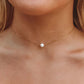 Freshwater Pearl Necklace [304 Stainless Steel,18K Gold Plated]