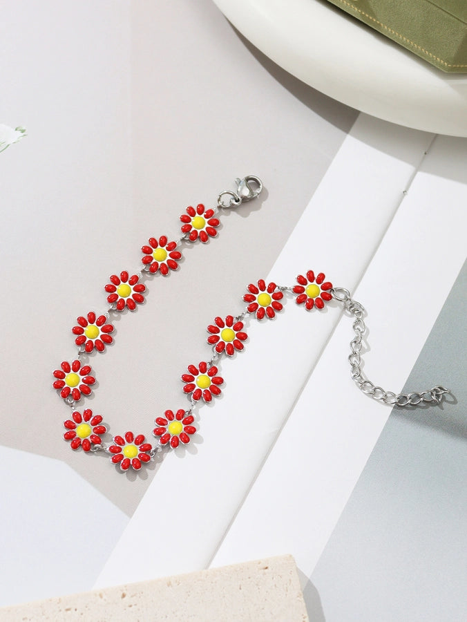 Daisy Bracelet [304 Stainless Steel]