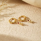 Love Drop Earrings [304 Stainless Steel, 14K Gold Plated]