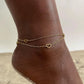 Mix Chain Anklet [201 Stainless Steel]