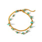 Turquoise Stones Anklet [304 Stainless Steel]