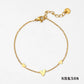 Heart Shape Bracelet/Anklet/Necklace [304,316 Stainless Steel,16K Gold Plated]