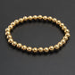 Round Beads Elastic Bracelet [304 Stainless Steel