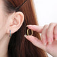 U-Shaped Earrings [Stainless Steel]