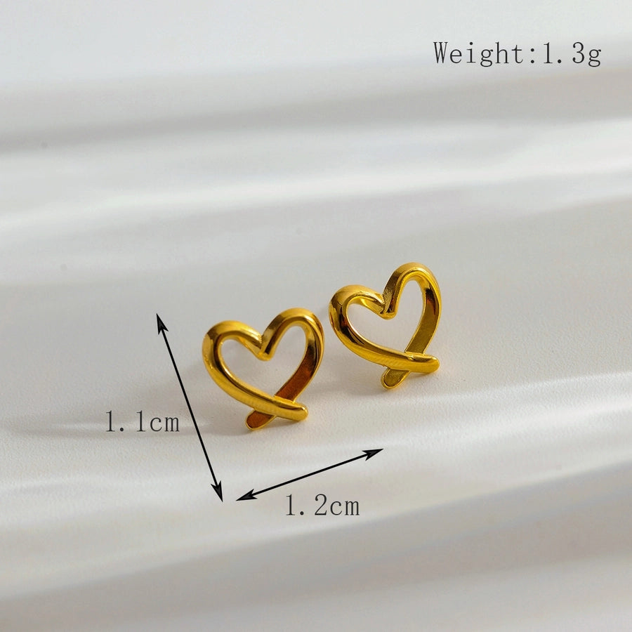 Modern Style Earrings [304 Stainless Steel,18K Gold Plated]