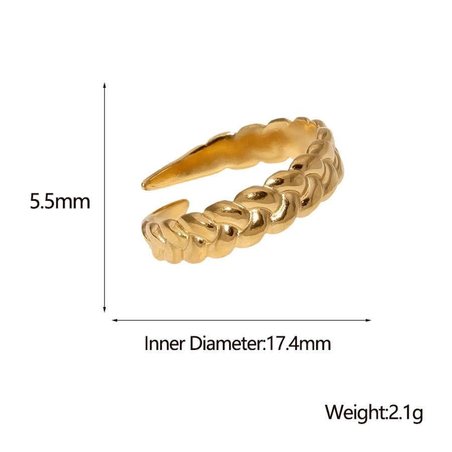 Weizenring [304 Edelstahl 18K Gold plattiert]