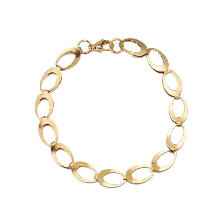 Geometric Chain Bracelets [Stainless Steel]