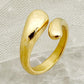 Retro Simple Style Ring [304 Stainless Steel 14K Gold Plated]