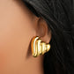 Mix Designs Earrings [304 Stainless Steel,18K Gold Plated]