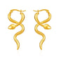 Snake Earrings [Stainless Steel]