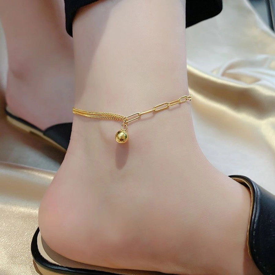 Vacation Round Anklet [304 Stainless Steel]