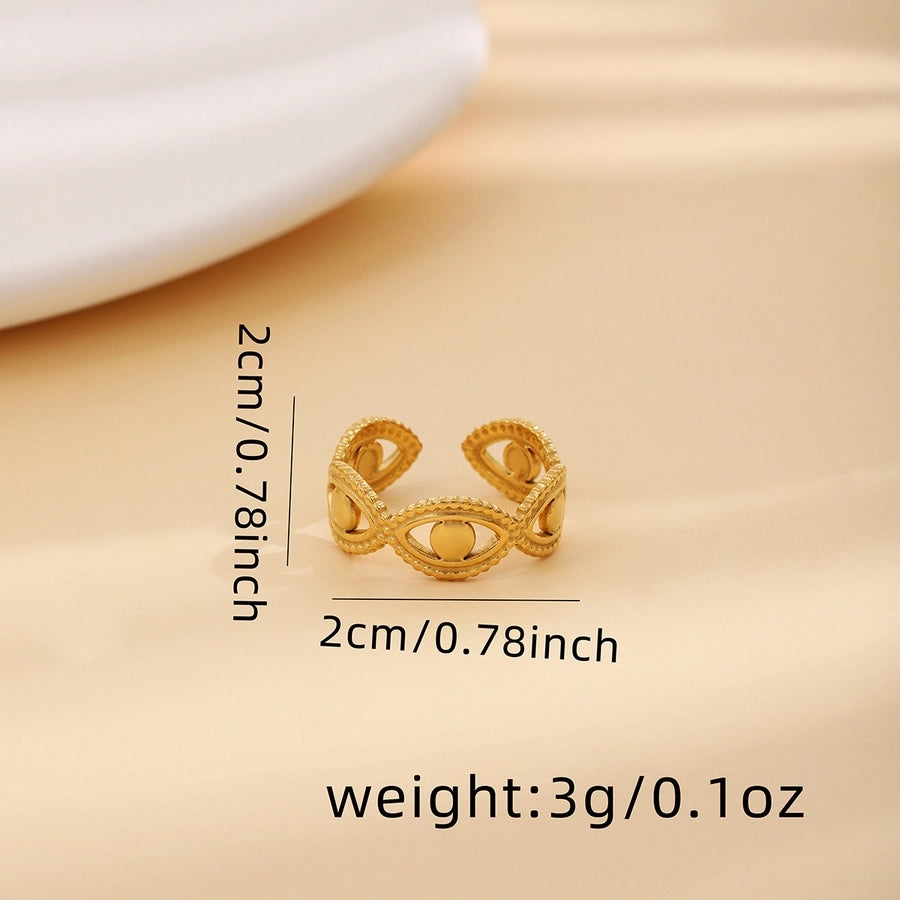 Mix Design Gold Ring [304 Stainless Steel]