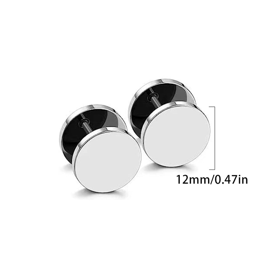 Basic Simple Style Geometric Stud Earrings [304 Stainless Steel]