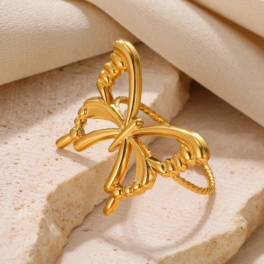 Butterfly Ring [304 nerezový ocel]