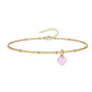 Heart Shape Chain Bracelet/Anklet [Stainless Steel]