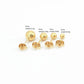 12 pairs Casual Round Beads Earrings Set [304 Stainless Steel]