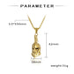 Hip-Hop Retro Solid Color Pendant Necklace [304 Stainless Steel]