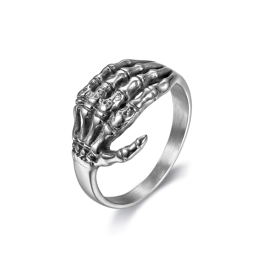 Punk Hand Skull Ring [304 Stainless Steel]