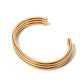 Exaggerated Solid Color Bracelet/Earrings [304 Stainless Steel,18K Gold Plated]