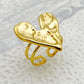 Heart Star Ring [304 Stainless Steel 14K Gold Plated]