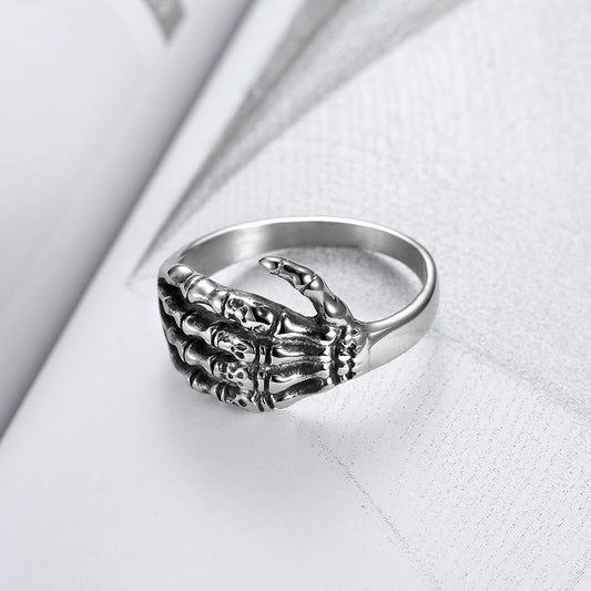 Punk Hand Skull Ring [304 από ανοξείδωτο ατσάλι]